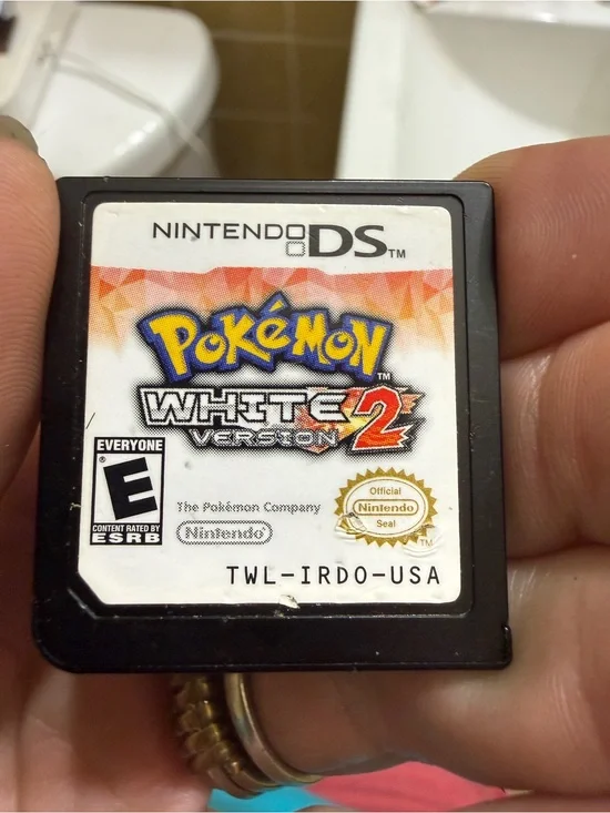 Nintendo DS Pokémon White 2 Game Card - White & Black