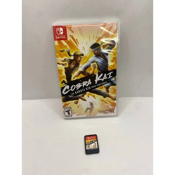 Cobra Kai Karate Kid Saga  Nintendo Switch CIB Complete Tested
