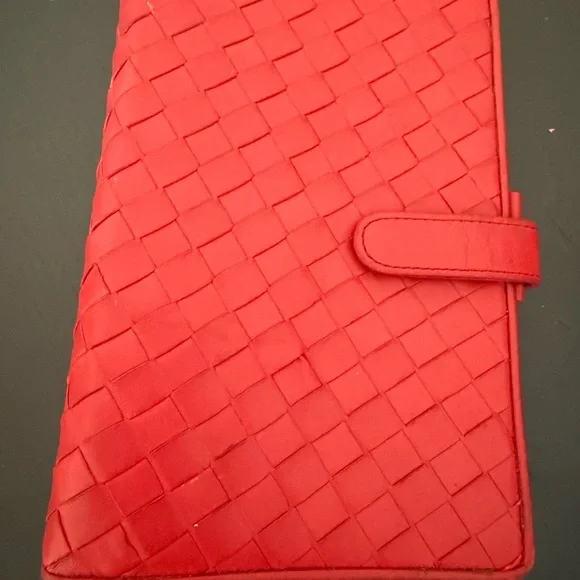 Rare Unicorn Red Woven personal Filofax