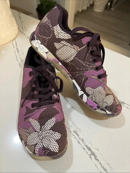NOBULL Purple Floral Pattern Women’s Athletic Shoes size W8