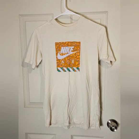Nike Orange and White Short Sleeve Tee
