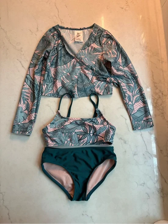 art class 3 piece Girls Swim Set