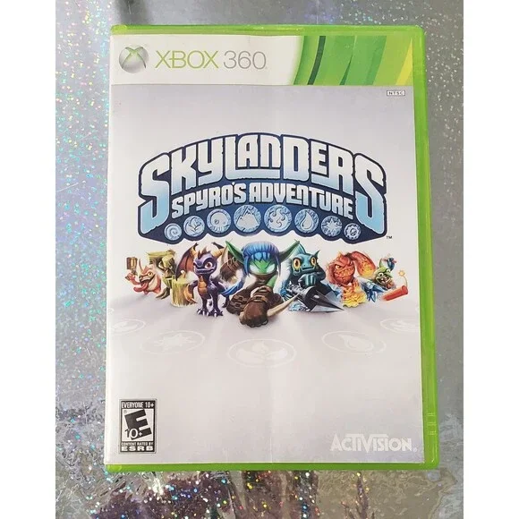 Skylanders Spyros Adventure Xbox 360 Game, Book Battlecast Cards Portal Of Power