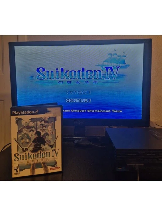 Suikoden IV (4) (PlayStation 2, PS2) Complete CIB - TESTED