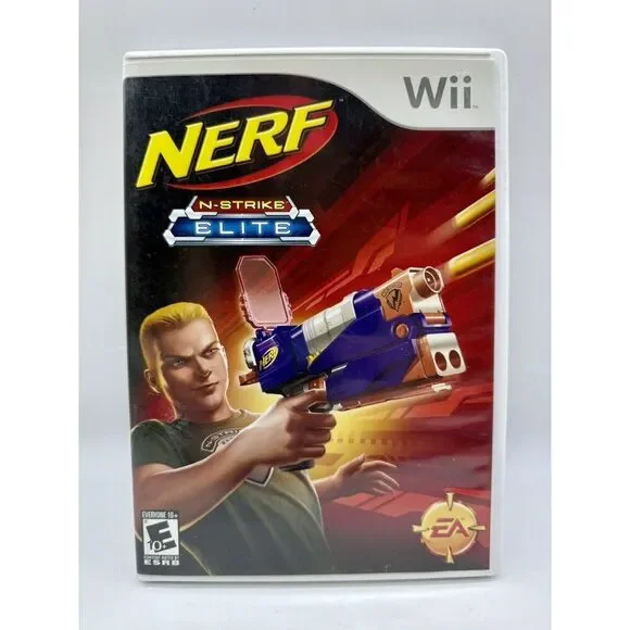 Nerf N-Strike Elite Wii Game‎ Case And Manuel Tested