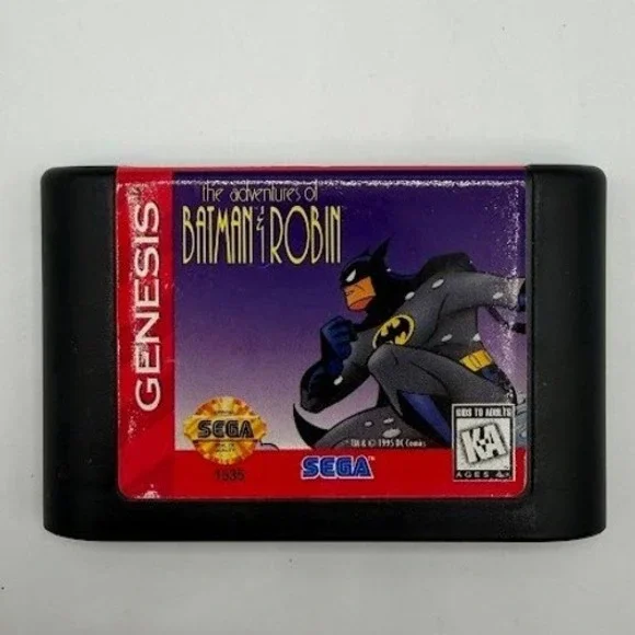 The Adventures of Batman & Robin 1995 Sega Genesis 1535 DC Comics Video Game