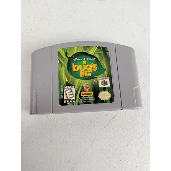Vintage A Bug's Life Nintendo 64 N64 Game Cartridge 1999 Disney Pixar Activision