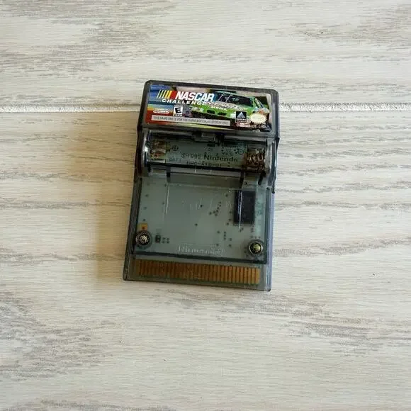 NASCAR Challenge Nintendo Game Boy Color GBC Cartridge Tested