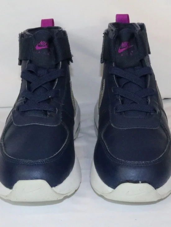 Nike Air Max Goaterra 2.0 GS Kids Sneakers Navy Pink High Top Size 3Y