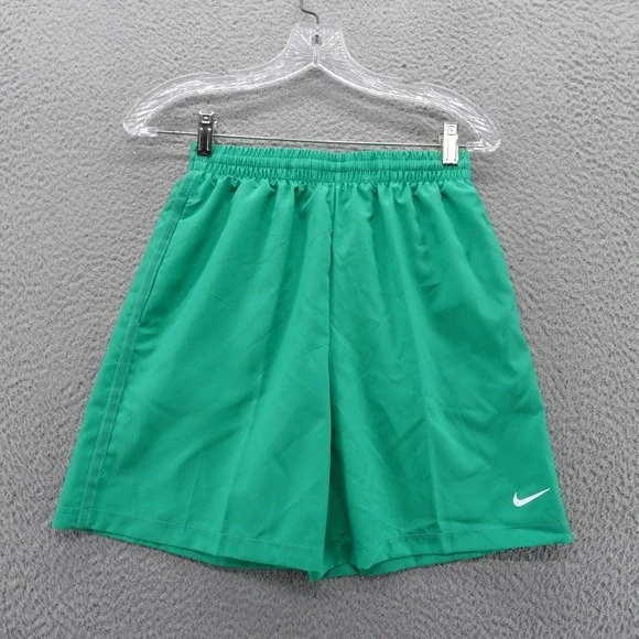 Nike Kids Dri FIT Training Shorts Green Youth Size Large NEW‎