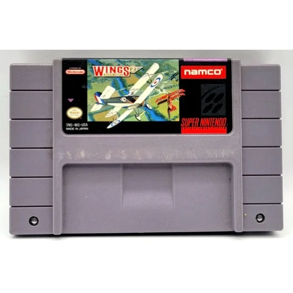 Wings 2: Aces High (Super Nintendo, SNES, 1992) Authentic Tested &‎ Working
