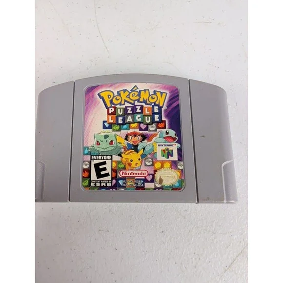 Pokemon Puzzle League Nintendo 64 game N64