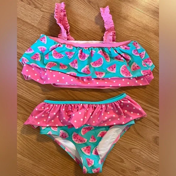 Matilda‎ Jane Enchanted Garden Water Play Two Piece Swim Suit Size 14