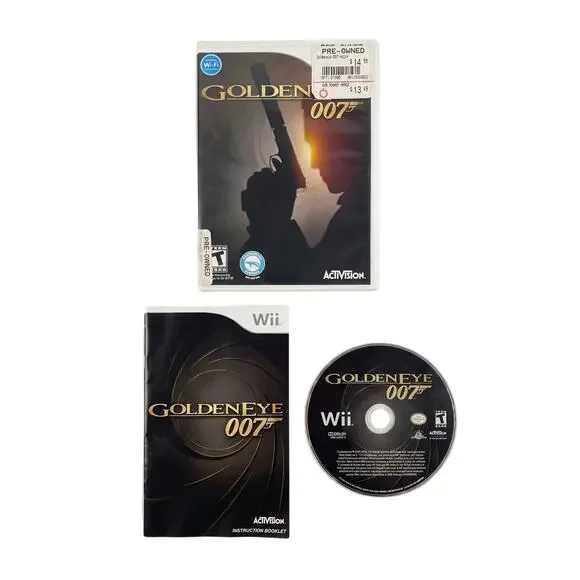 Wii GoldenEye 007 CIB Complete In Box Video Game Action First Person Shooter