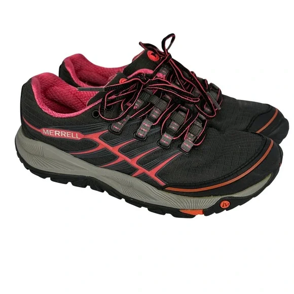 Merrell All Out Rush Womens Trail Running Shoes‎ Black Paradise Pink Size 5.5