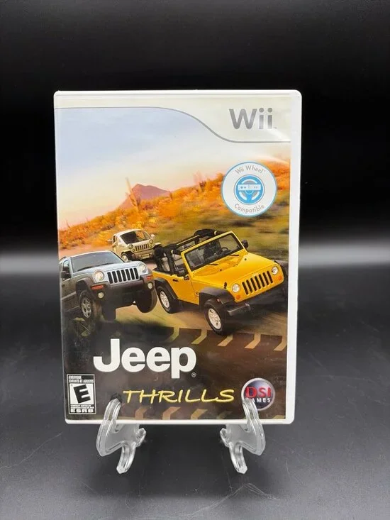 Jeep Thrills (Nintendo Wii, 2008) Complete w/ Manual - CIB Tested Working
