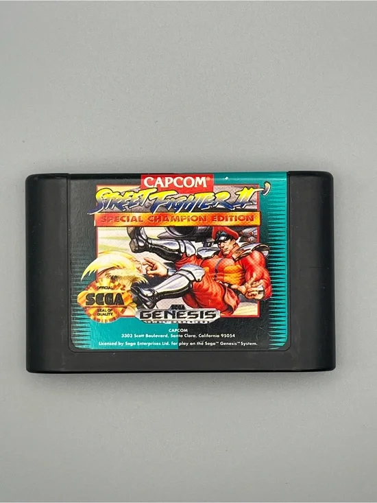 Street Fighter II: Special Champion Edition -Sega Genesis Game Cartridge