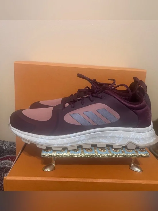 Adidas Response Trail X Running Shoe Maroon Linen Pink Women’s Size 9.5 EE9963