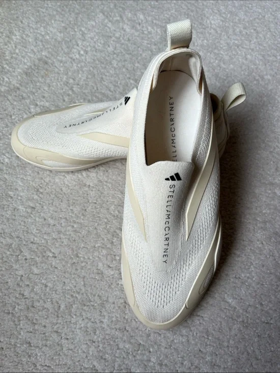 Stella McCartney for Adidas women Slip-On Ivory Sneakers Sz 6.5 mint c