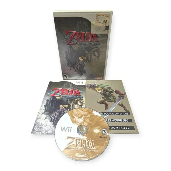Nintendo Wii The Legend of Zelda Twilight Princess CIB Action Adventure