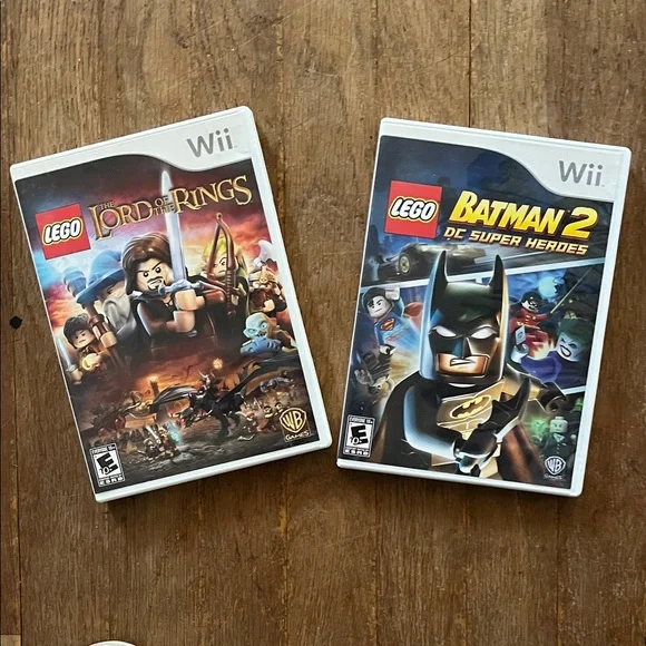 Nintendo LEGO Batman 2 & LEGO The Lord of the Rings - White Cases