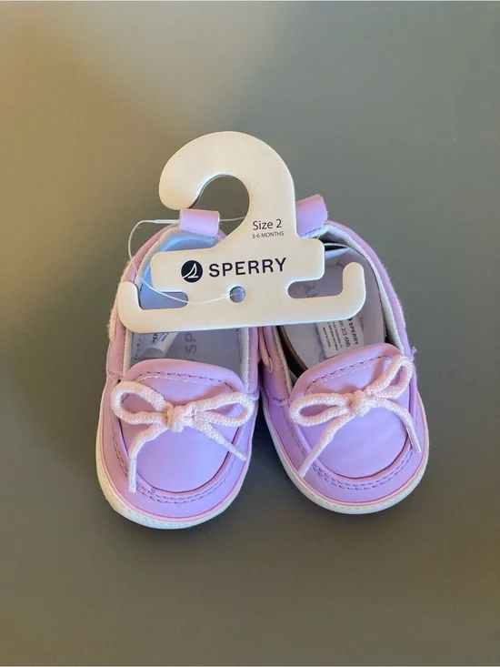 Sperry Baby Boat Shoes in Light Pink - Size 2 3-6 months