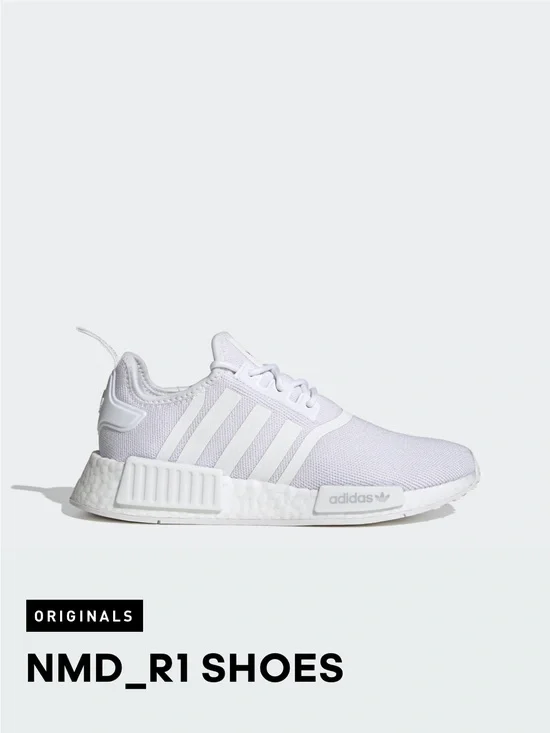 adidas White NMD_R1 Sneakers
