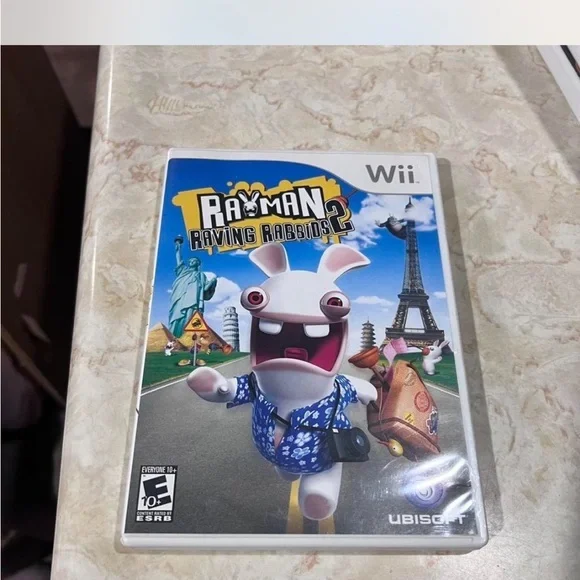 Nintendo Wii Rayman Raving Rabbids 2 game #NintendoWii
