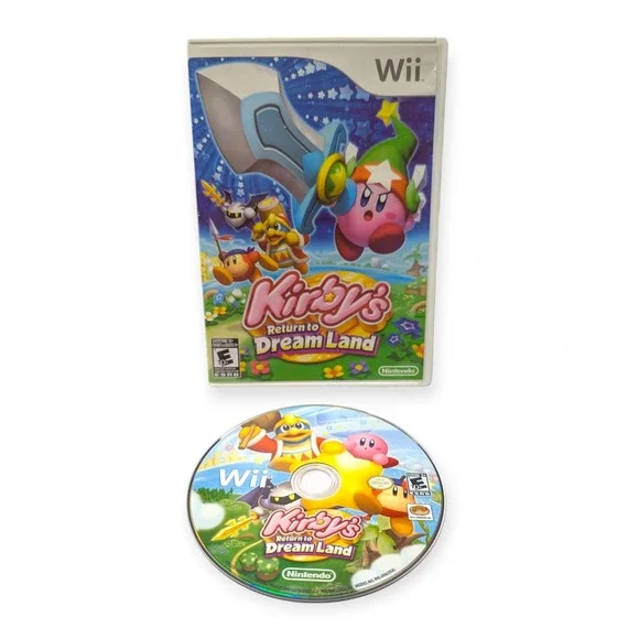 Kirby's Return to Dream Land Nintendo Wii Action Game No Manual