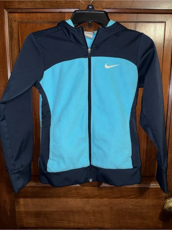 Nike Mixed Media Full Zip Hoodie