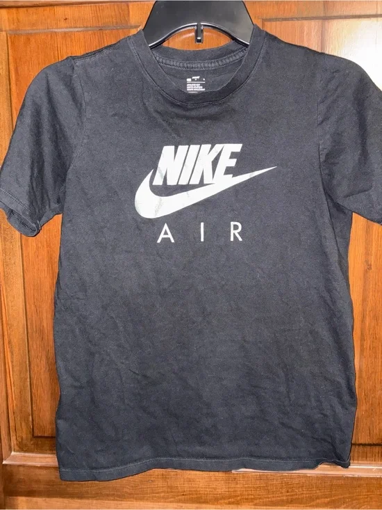 Kids Nike Air Black Logo Tee