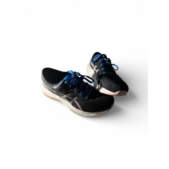 Asics Gel-Pulse 13 Running Shoes Womens 8 Black Electric Blue 1012B035 Sneaker