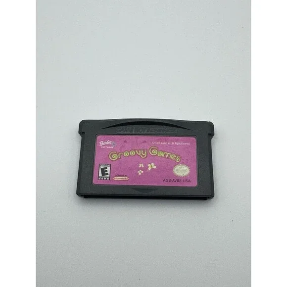 Barbie: Groovy Games – Game Boy Advance GBA Cartridge Tested Working