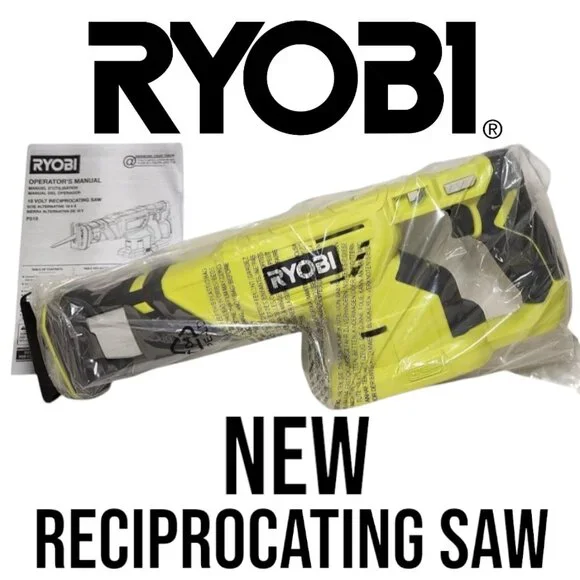New RYOBI ONE+ 18V Cordless Reciprocating Saw P519 (Tool Only) Brand NEW- never