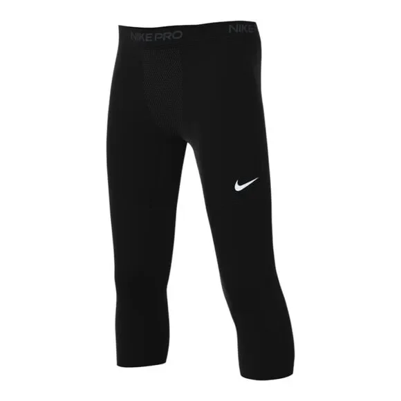 Nike Boys Dri-fit 3/4 Length Tights Kid’s Size XL FJ6819-010, NEW