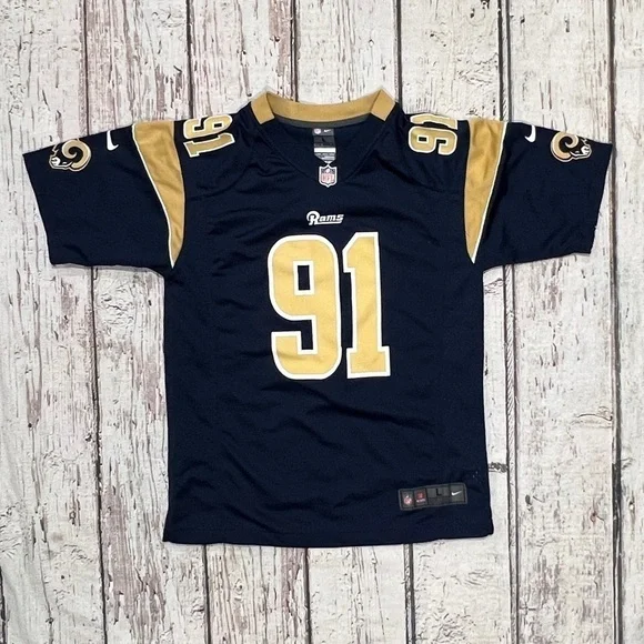 Boys Kids Chris Long St. Louis Rams NFL Football Nike Sports Jersey