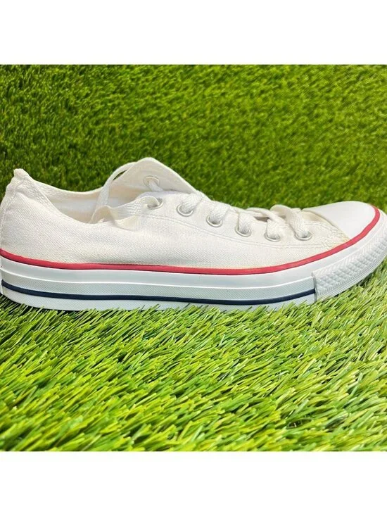 Converse Chuck Taylor All Star Low Womens Size 9 White Athletic Shoes Sneakers