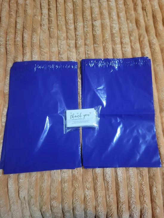 (10) 10/13 Polymailers & 25 Thank You Cards