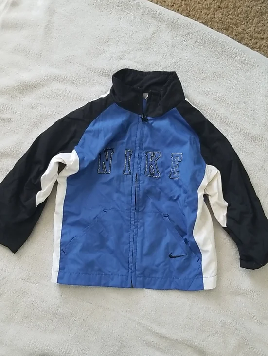 Nike Kids Blue, Black & White Jacket