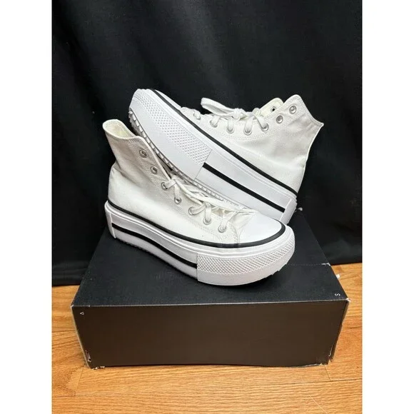 Converse Chuck Taylor All Star Lift Double Stack HI Platform A12976C Womens Sz 9