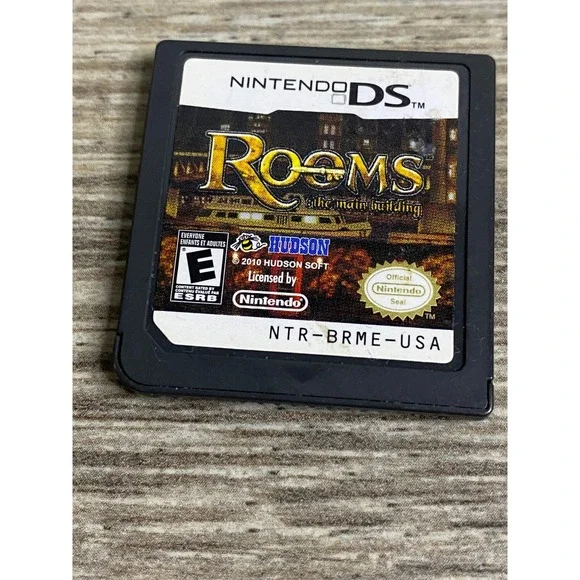 Rooms The Main Building Nintendo DS Game Cartridge NTR-BRME-USA Hudson Soft 2010