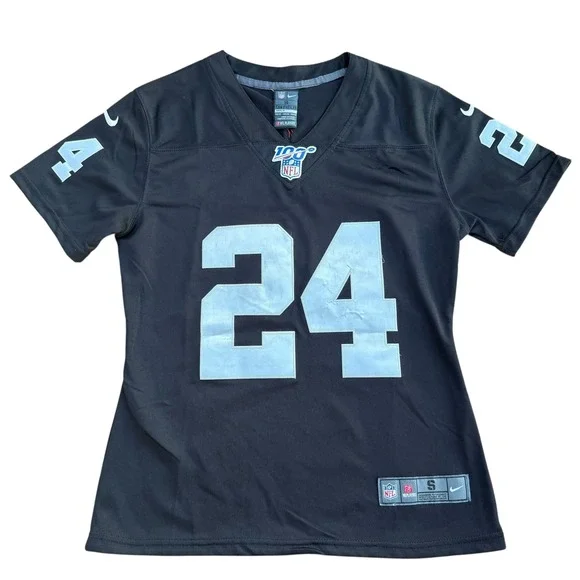 Nike Las Vegas‎ Raiders Abram 24 NFL Jersey Kids Small Football Black