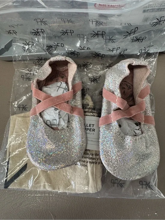 Freshly Picked Ballet Slipper - Rose Quartz II Sparkle (Size 4)