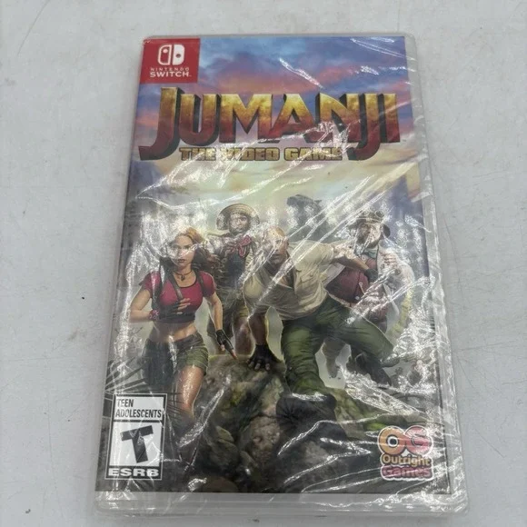 Nintendo Switch Jumanji the Video Game Outright Games‎ 2019 Sealed