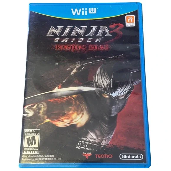 Ninja Gaiden 3 Razors Edge Nintendo Wii U Action Game 2012 Physical Disc