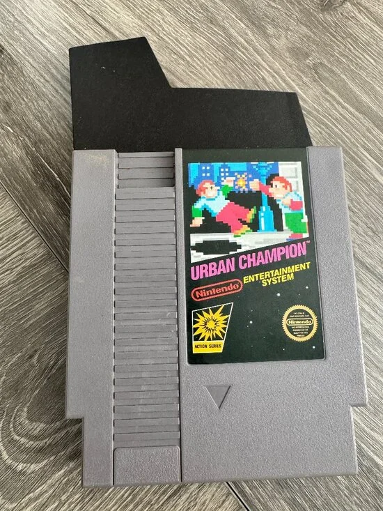 Urban Champion 5-Screw NES Nintendo Tested Working Authentic w/ Sleeve