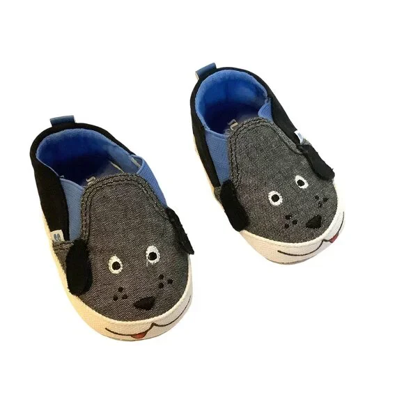 Babys Surprize By Stride Rite My Dog Fred Slip-On Shoes 0-6 Months‎