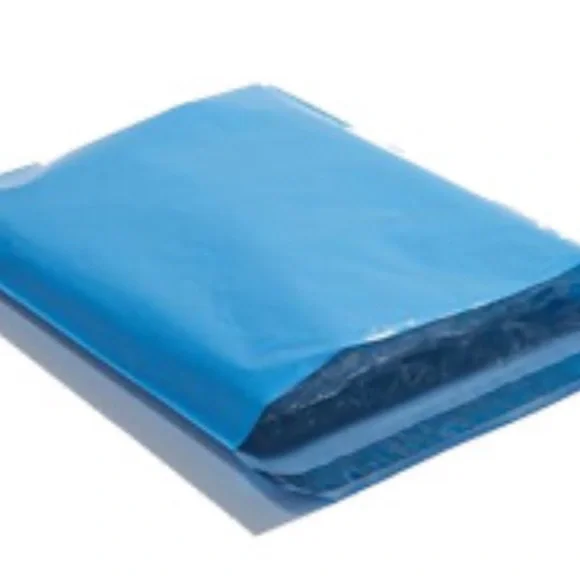 Solid Bright Blue Poly Mailers 14