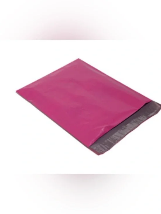 Solid Hot Pink Poly Mailers 12
