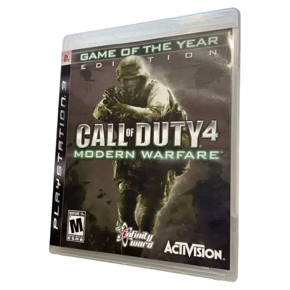 Call of Duty 4: Modern Warfare Game of the‎ Year Edition PS3 Manual CIB